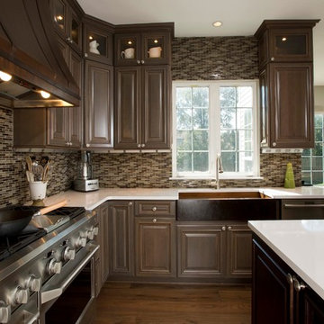 Creative Use of Wood, Copper, Quartz Creates Dazzling Kitchen Renovation