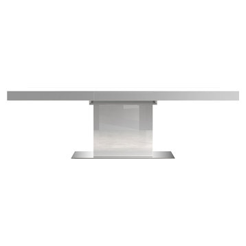 Astor Dining Table, White Lacquer