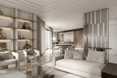 Inspiration for a living room remodel in Other
