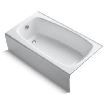 Kohler Seaforth 54" X 31" Alcove Bath with Left-Hand Drain, White