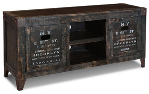 Rustic Industrial City 60" TV Stand - New York