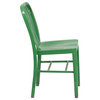 Green Metal Indoor Outdoor Chair
