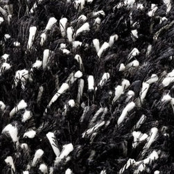 Ronaldo Black Contemporary & Modern Rug by Linie Design - Rugs