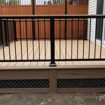 Azek Weathered Teak and English Walnut pvc