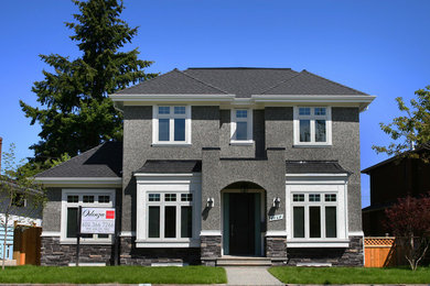 Example of a classic exterior home design in Vancouver