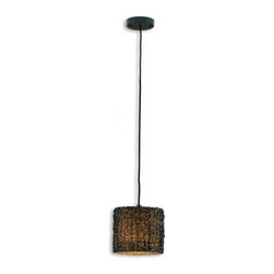 www.essentialsinside.com: knotted rattan pendant light - Pendant Lighting