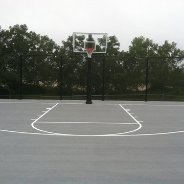 David B's Hercules Diamond Basketball System on a 60x80 in Cumberland, RI