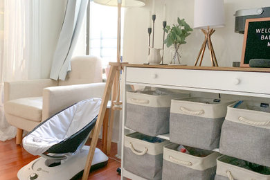 Example of a trendy nursery design in Other