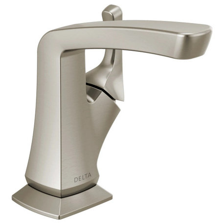 Vesna 1.2 GPM Single Hole Bathroom Faucet, Pop-Up Drain Assembly