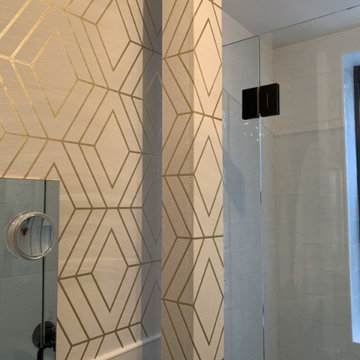 Bathroom wallpaper installation Austin, TX
