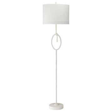 Contemporary Coastal Nautical Knot Design Floor Lamp Rope Wrapped 70 in Classic