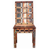 Celinda Handcrafted Waffle Back Reclaimed Wood Dining Chair