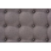 Baxton Studio Alvere Modern and Contemporary Grey Fabric Upholstered Walnut...