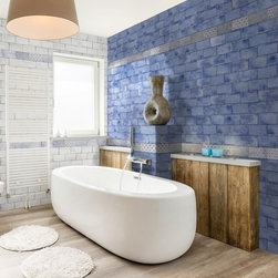 Vita Blue Brick Tiles - Direct Tile Warehouse - Tile