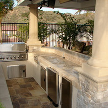 BBQ by planter area