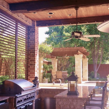 "Outdoor Patio Living" Plantation Shutter applications