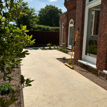 Beige Porcelain Stone Patio