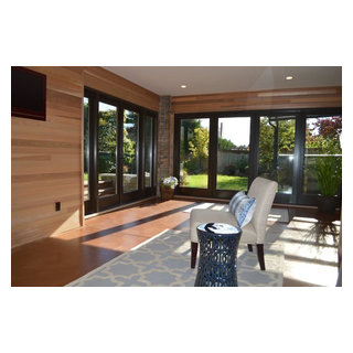 Bellevue Sunroom/ Spa Addition with Deck - Asian - Sunroom - Seattle ...