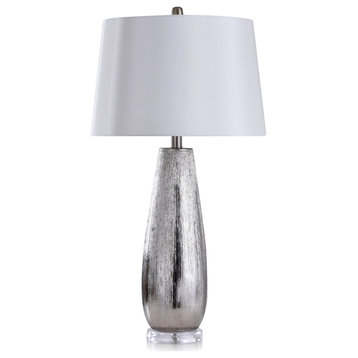 Zara Table Lamp, Pescara Silver