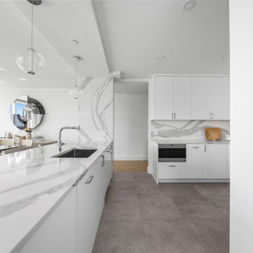 Kitchen and Three Bathroom Remodel in Battery Park