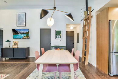 Example of a dining room design in Austin