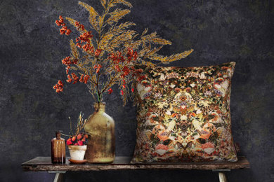 Luxury Patterned Velvet Cushion