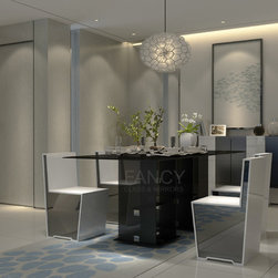 PRINTEMP GLASS DINING TABLE - Furniture