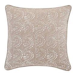 Vita Linen Zinc Decorative Pillow - Bed Pillows
