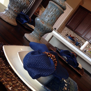 Interior Design - Canyon Lakes (Navy & Rust)