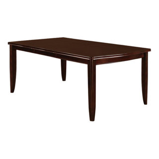 Transitional Dining Table, Espresso Brown - Dining Tables - by ...