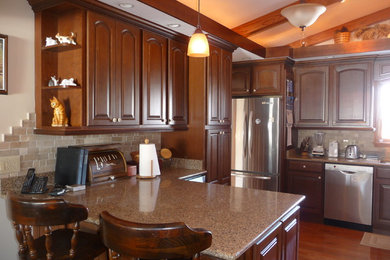 Kitchen - contemporary kitchen idea in Chicago