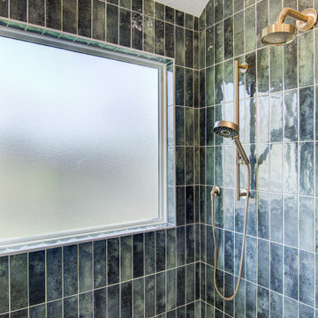 Primary Bathroom Remodel with Tub Removal & Shower Relocation