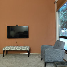 Recessed shelf