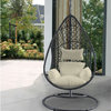 Bravo Outdoor Egg Chair Gray, White