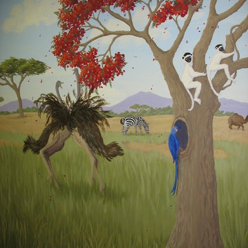 Jungle Murals in Pediatrician's Office