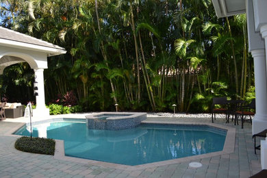 Pool - mediterranean pool idea in Miami