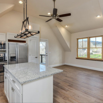 Modern Farmhouse ADU Kitchen and Living