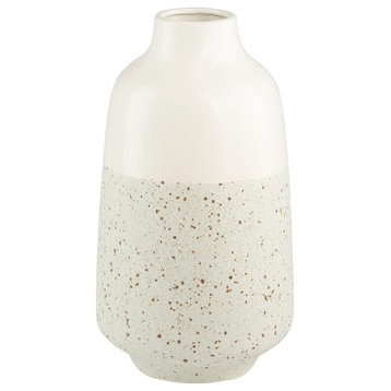 Cyan Medium Summer Shore Vase 11195, White