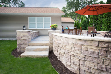 Trendy home design photo in Grand Rapids
