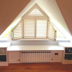 Circle & Triangle Window - Children's Nursery - Galway - Interior Shutters