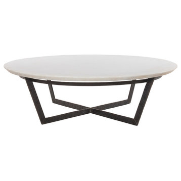 Theory Felix Round Marble Coffee Table