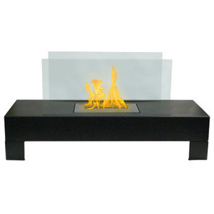 Metropolitan Table Top Ethanol Fireplace Contemporary Tabletop