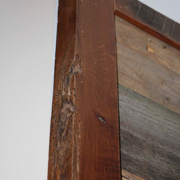 Barnwood Shiplap Wall With Custom Trim