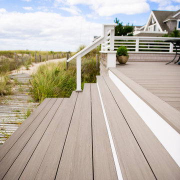 New cedar Shakes and Azek Decking