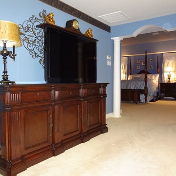 TV lift cabinet furniture, in home TV lift cabinet examples by Cabinet Tronix