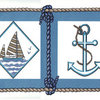 Nautical Blue Prepasted Wall Border Roll