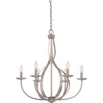 Quoizel - Quoizel Serenity Six Light Chandelier SER5006IF - Six Light Chandelier from Serenity collection in Italian Fresco finish. Number of Bulbs 6. Max Wattage 60.00 . No bulbs included. Feminine airy and radiant are just a few words to describe the almost ethereal quality of the Serenity Chandeliers. The swirling fixture appears in motion and is enhanced by the stunning Italian Fresco finish. No UL Availability at this time.