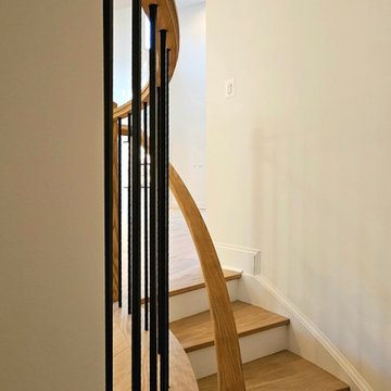 Project #110 | Beautiful Curved Staircase with Circular Balcony