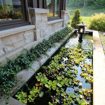 Post and Beam Porch with "Floating" Windows