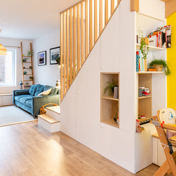 Réunir deux appartements pour créer un duplex familial - Projet Pyramides